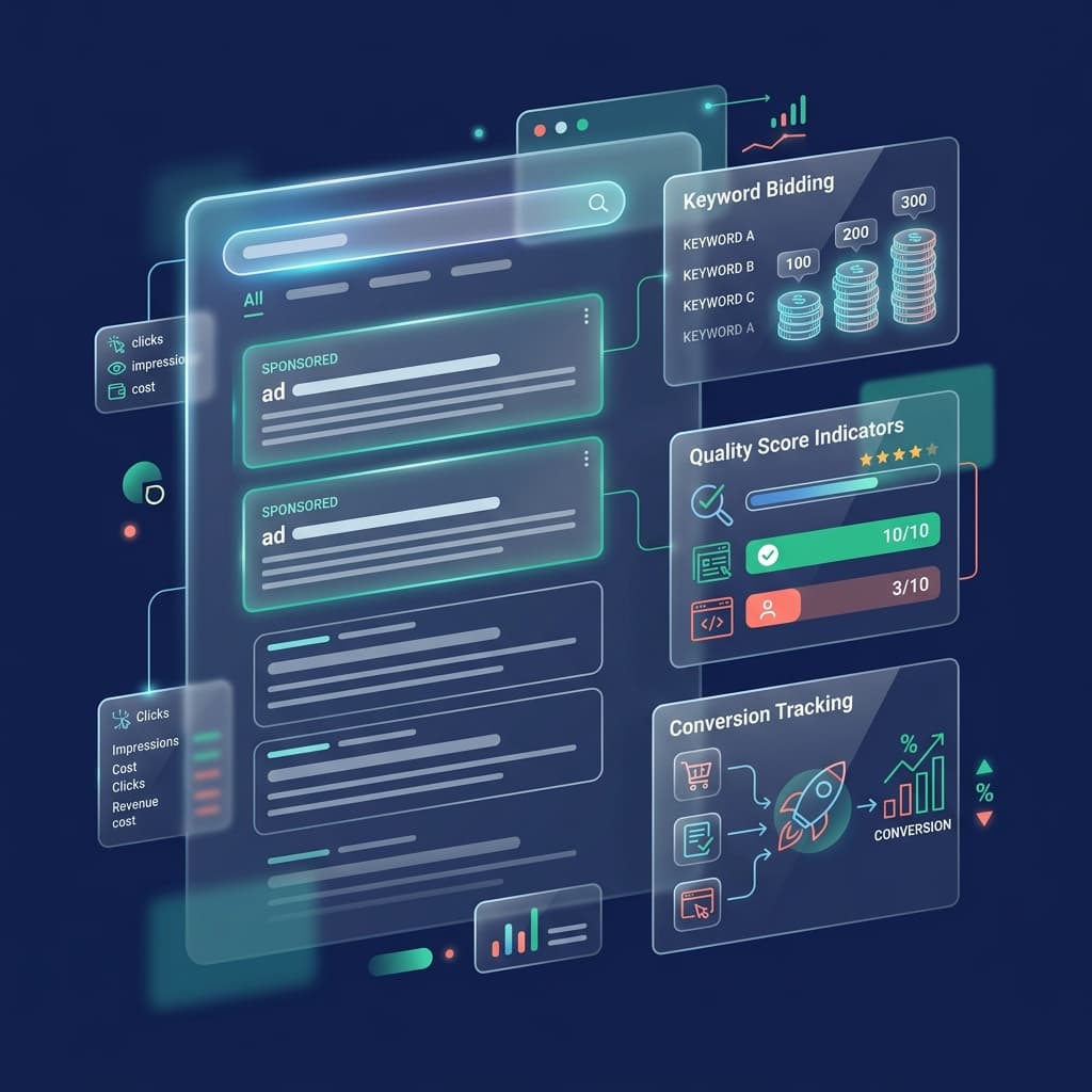 Google Ads management dashboard
